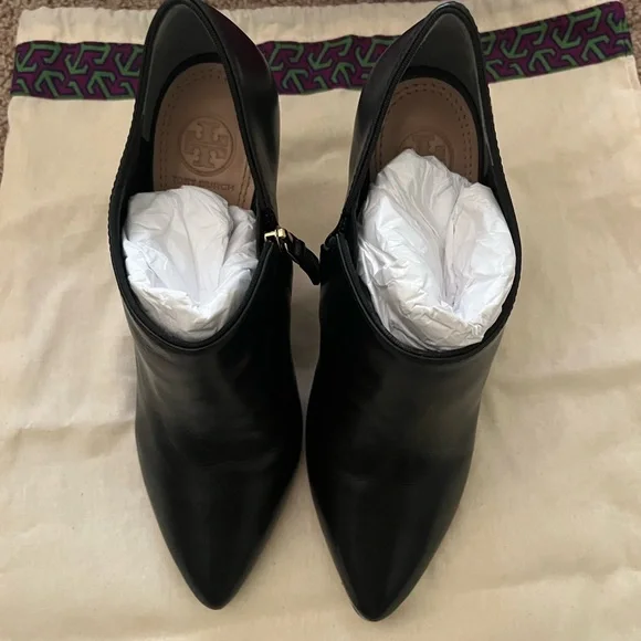 Like New Tory Burch Greenwich 85mm heel booties 7.5 - Picture 10 of 14